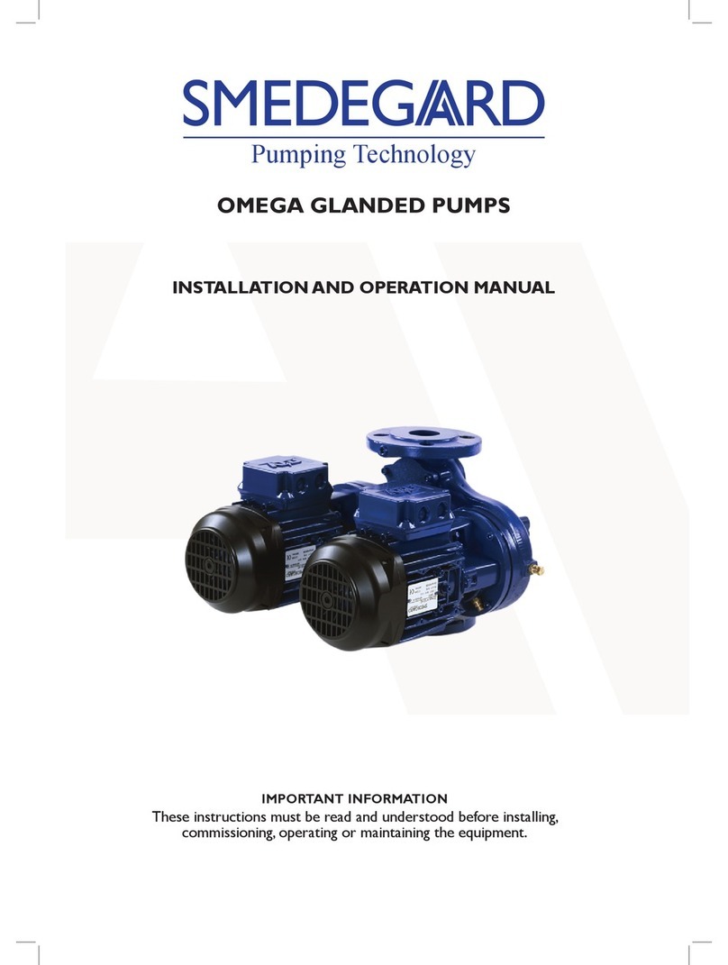 SmedeGard power pumps Installation and operation manual SmedeGard power pumps Installation and operation manual