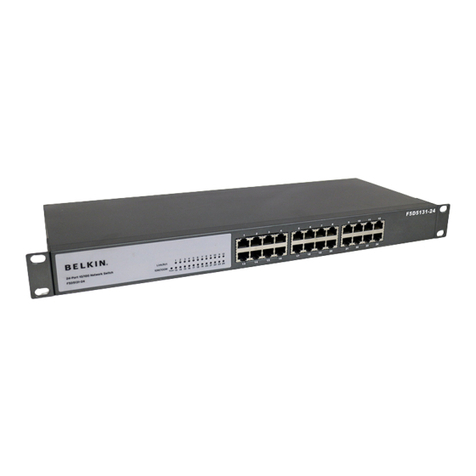Belkin F5D5131-16 - 10/100 Switch User manual