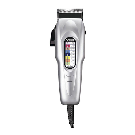 Conair number cut HC408C Guide