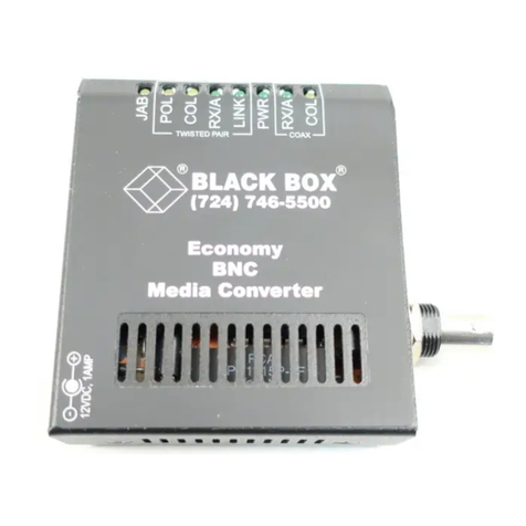 Black Box LE1500-BNC User manual