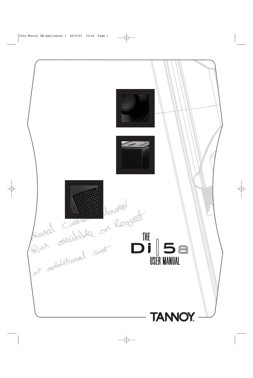Tannoy Di5a User manual
