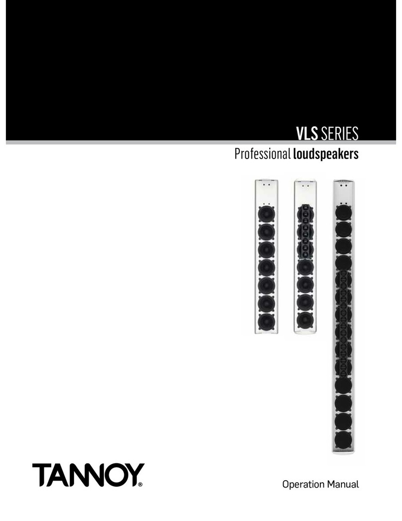 Tannoy VLS SERIES User manual