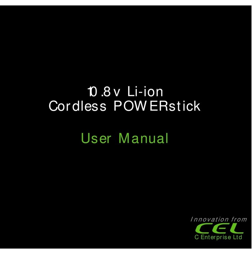 CEL 10.8v Li-ion user manual