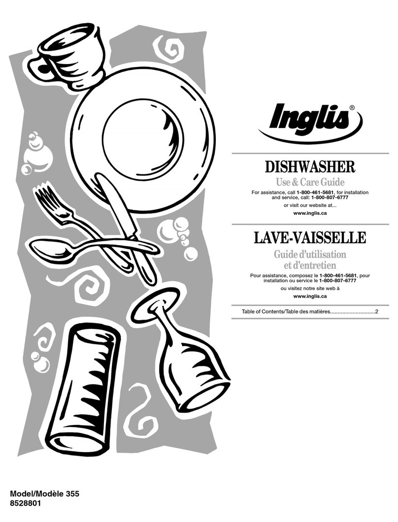 Inglis series 355 Use & care guide