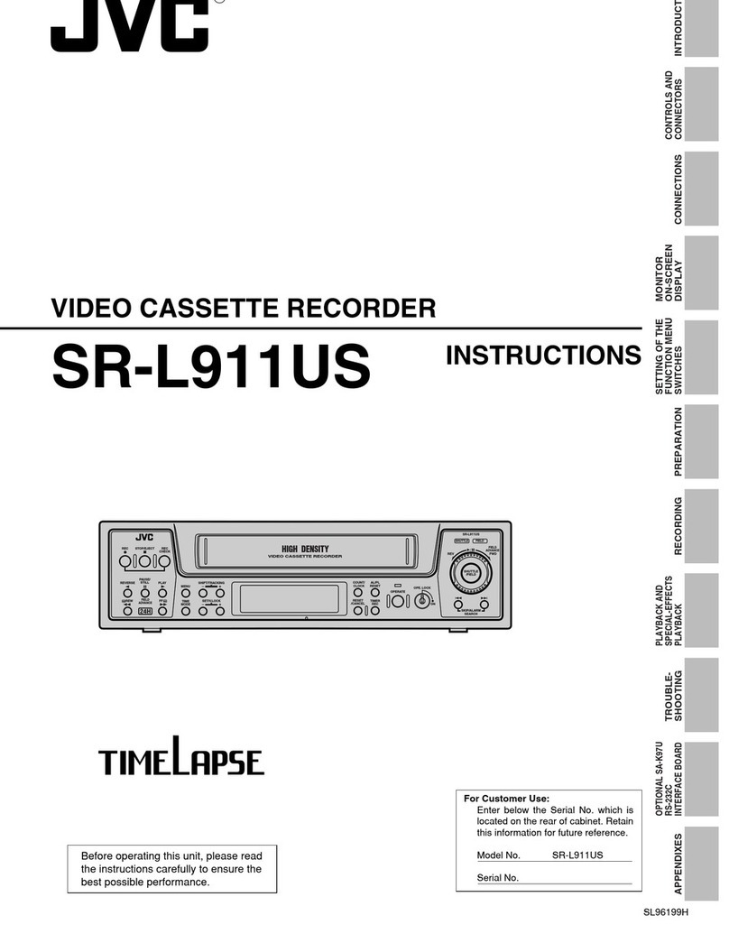 JVC SR-L911US User manual JVC SR-L911US User manual
