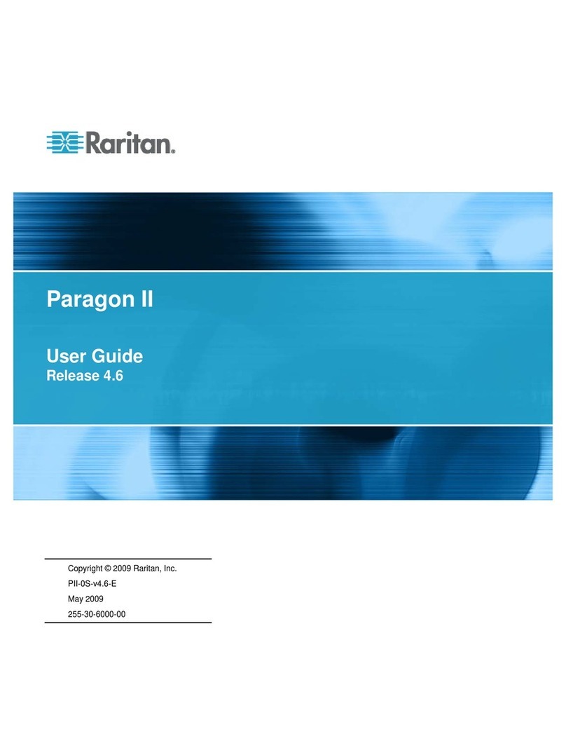 Raritan PARAGON II Series User manual