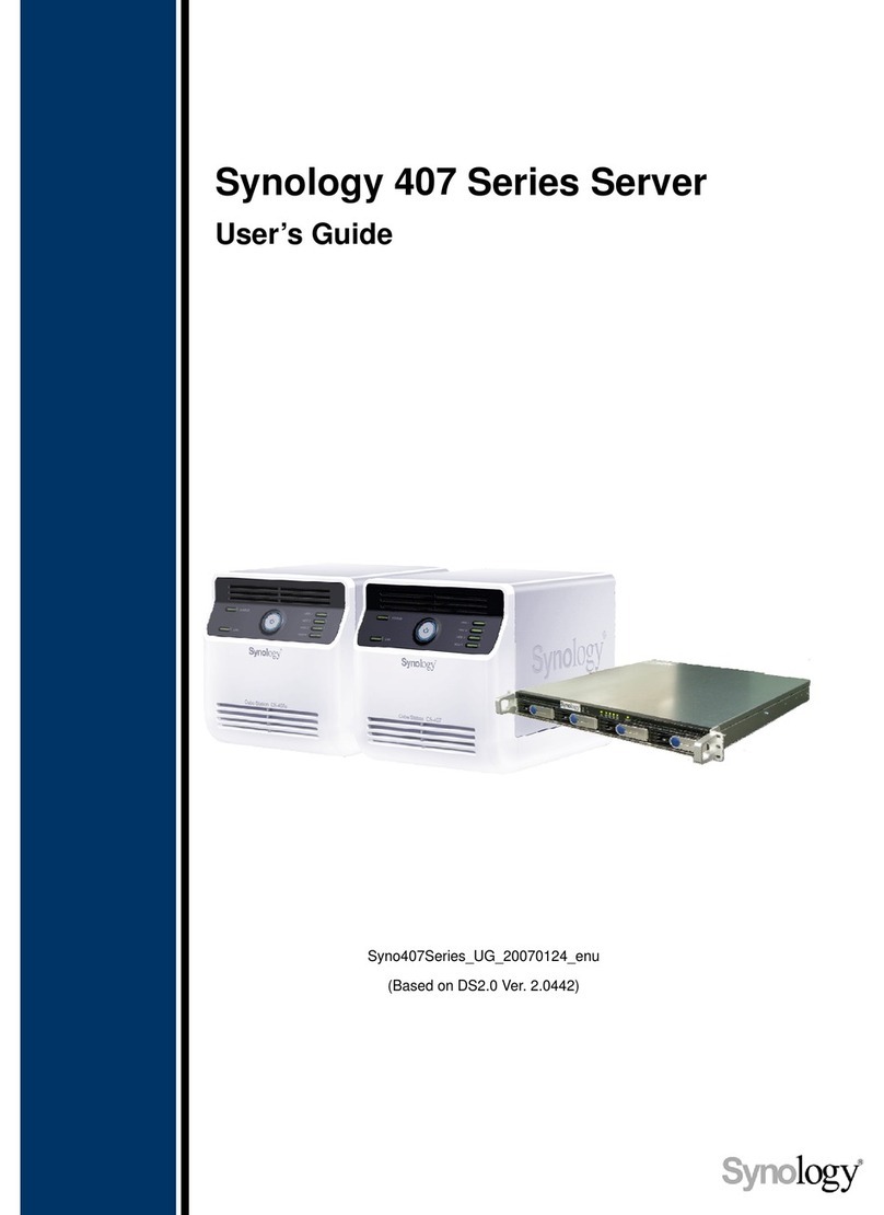 Synology 407 Series user guide