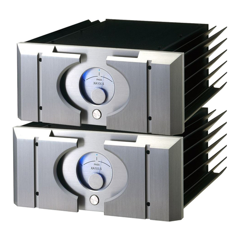 Pass Laboratories XA100.5 User manual
