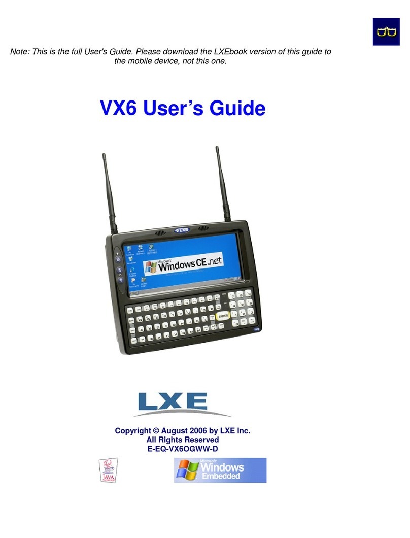LXE VX6 user guide LXE VX6 user guide