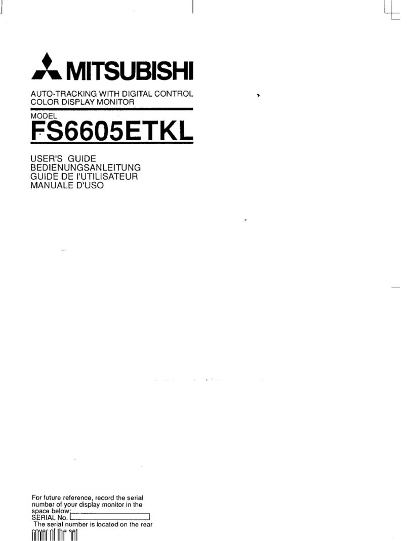 Mitsubishi FS6605ETKL User manual