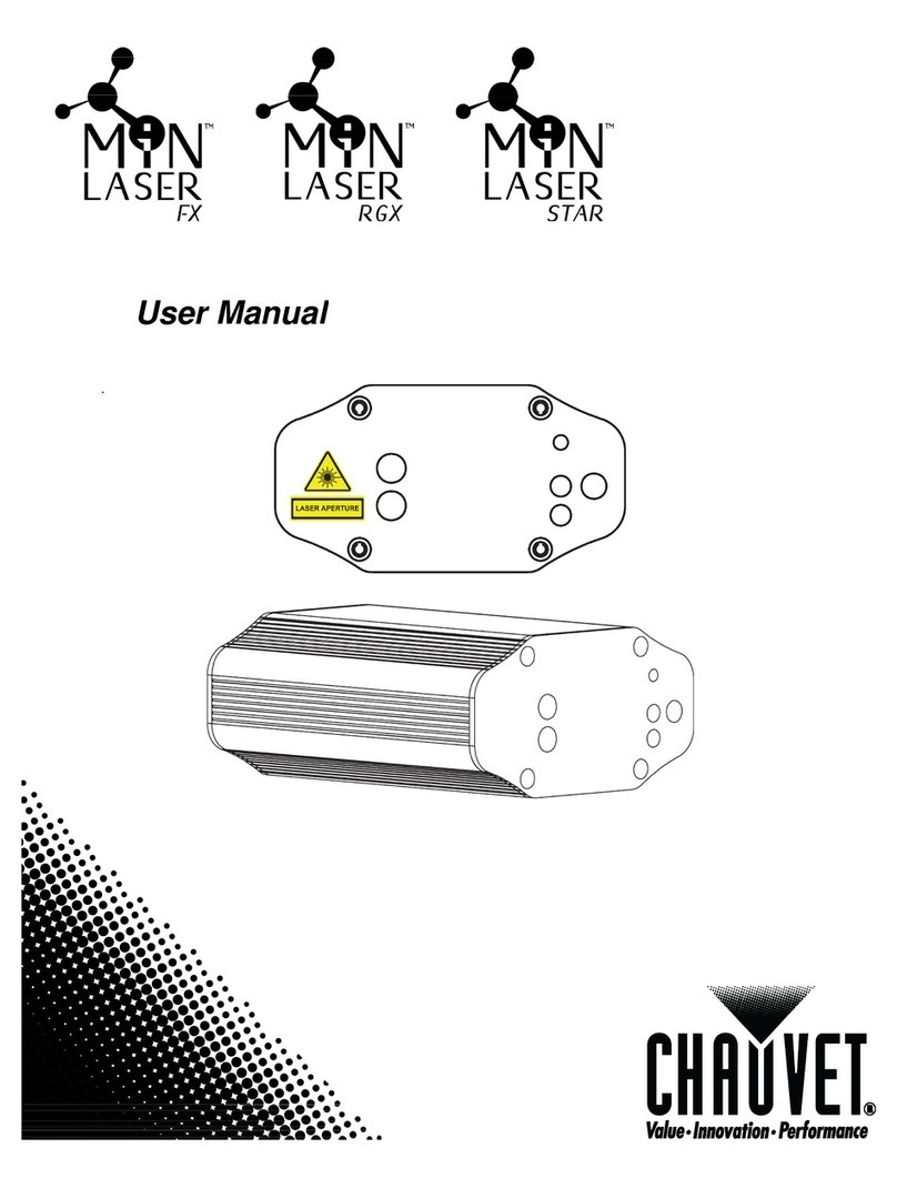 Chauvet MiN Laser FX user manual