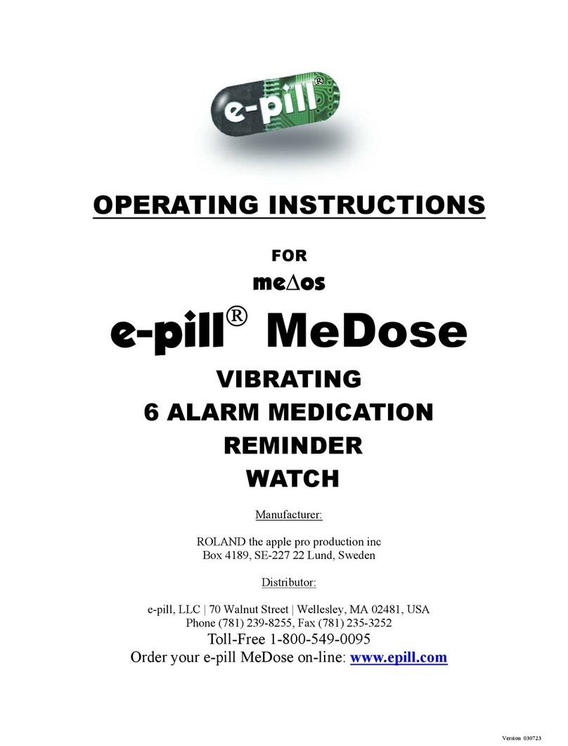 E-PIL MEDOSE operating instructions
