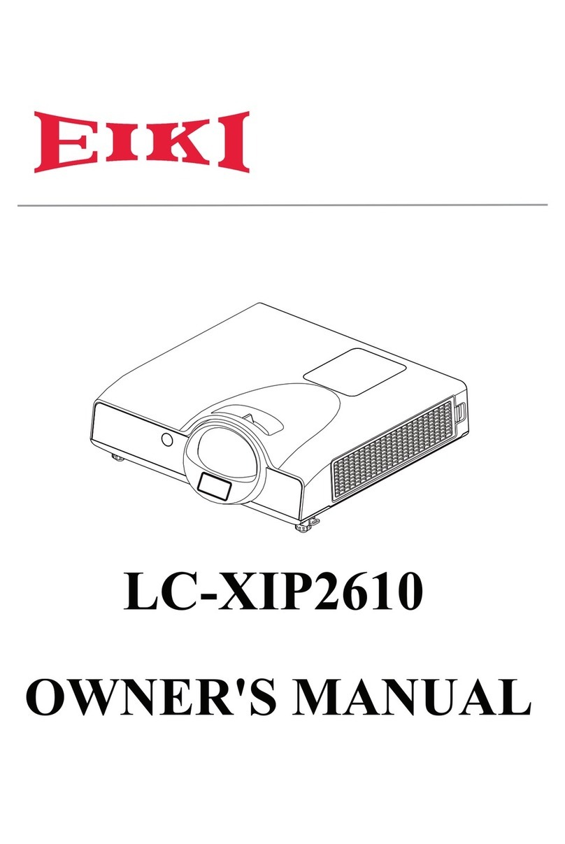 Eiki LC-XIP2610 User manual Eiki LC-XIP2610 User manual