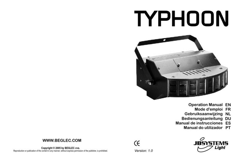 JB Systems Light TYPHOON User manual