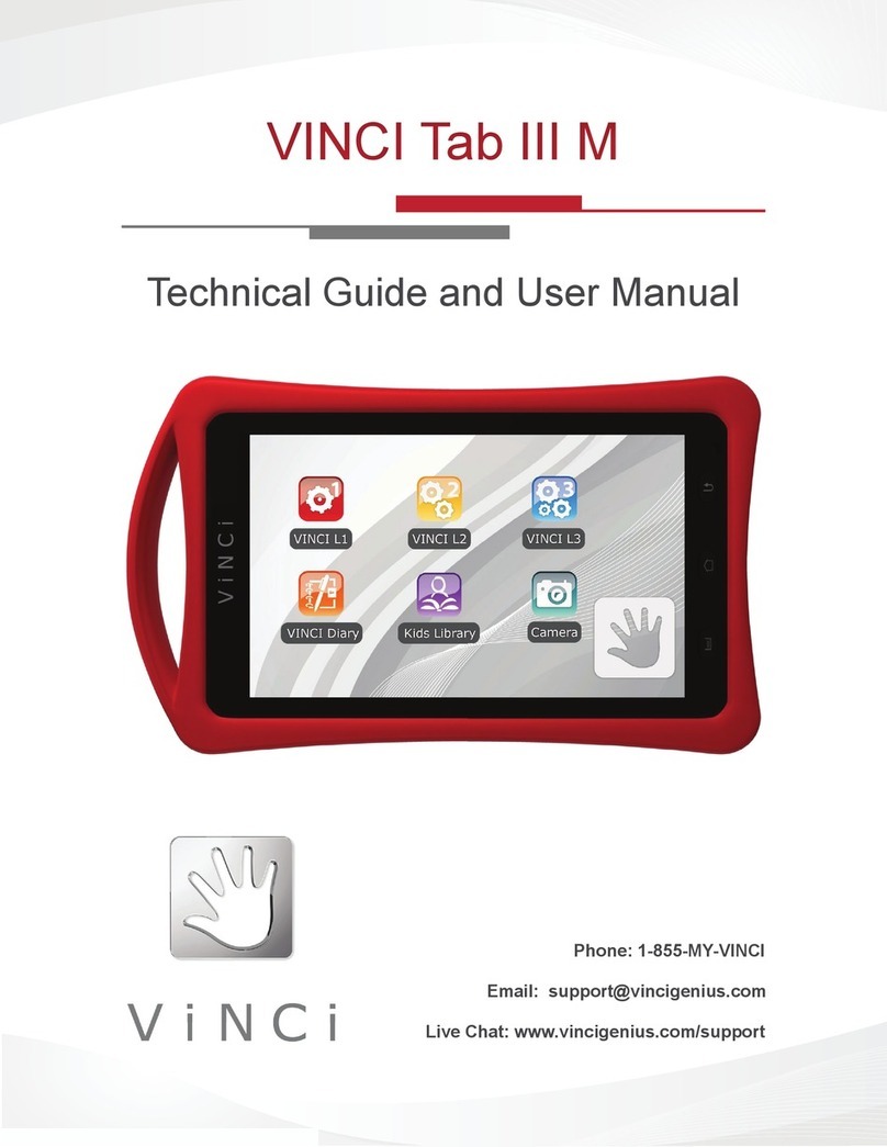 VINCI VINCI Tab III M Quick start guide