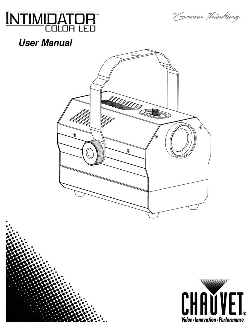 Chauvet Intimidator COLOR LED user manual Chauvet Intimidator COLOR LED user manual