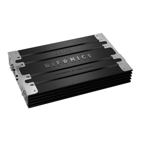 Hifionics ZXi 4000 owner's manual