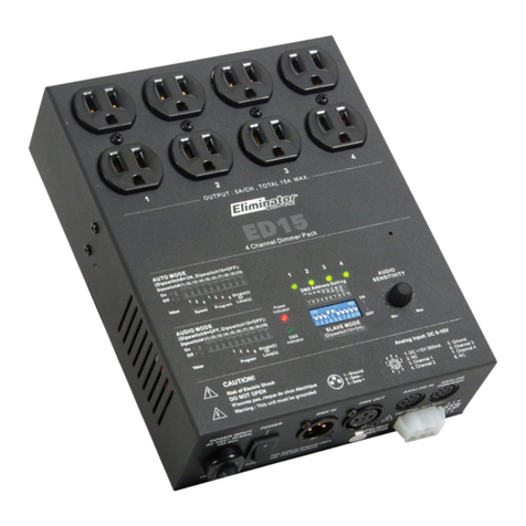 Eliminator Lighting ED15 User manual