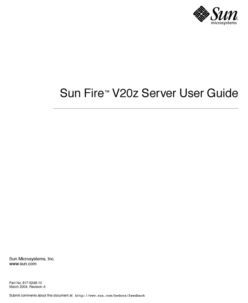 Sun Microsystems Sun Fire V20z user guide