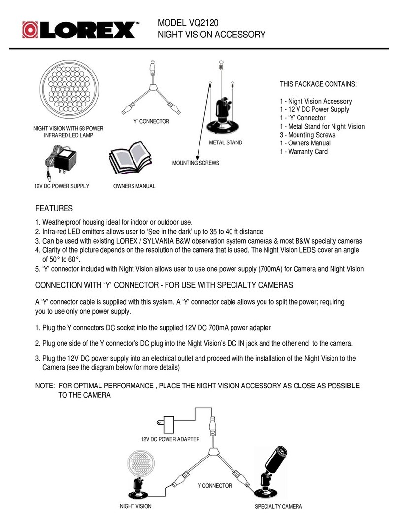Lorex VQ2120 User manual