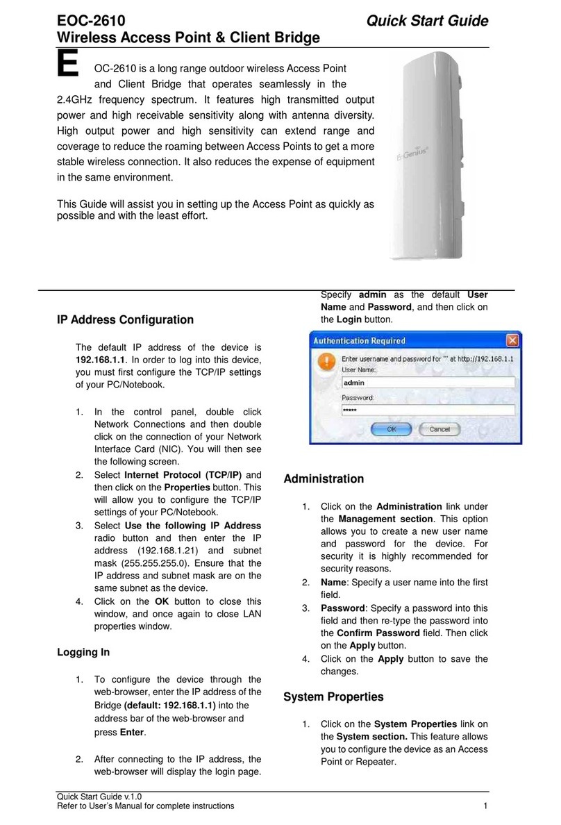 EnGenius EOC-2610 User manual