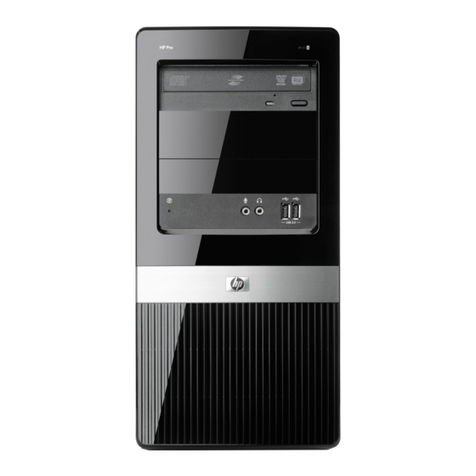 HP Pro 3125 - Minitower PC User manual