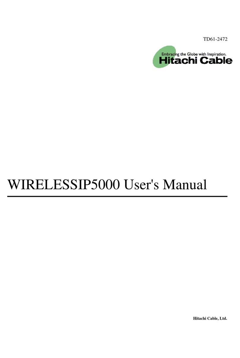 Hitachi WIRELESSIP5000 User manual Hitachi WIRELESSIP5000 User manual
