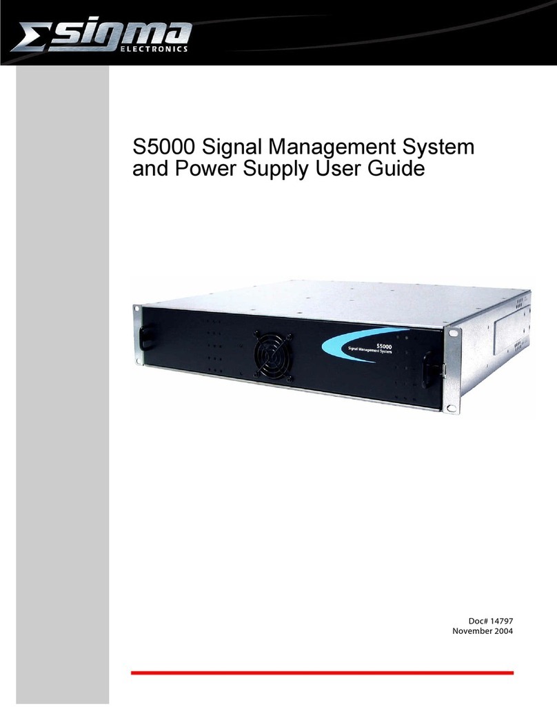 Sigma S5000 user guide