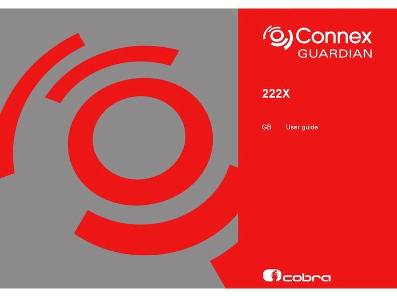 Cobra Connex Guardian 222X User manual