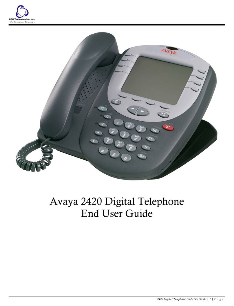 Avaya IP OFFICE 2420 User manual