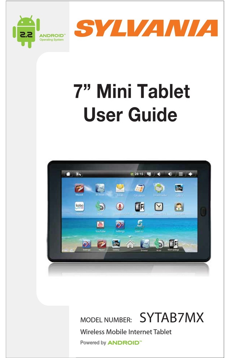 Sylvania SYTAB7MX user guide