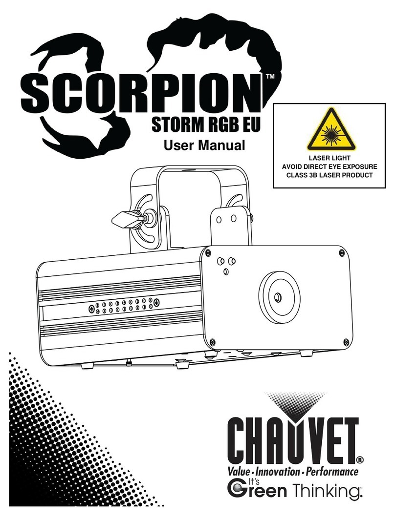 Chauvet Scorpion Storm RGB EU User manual