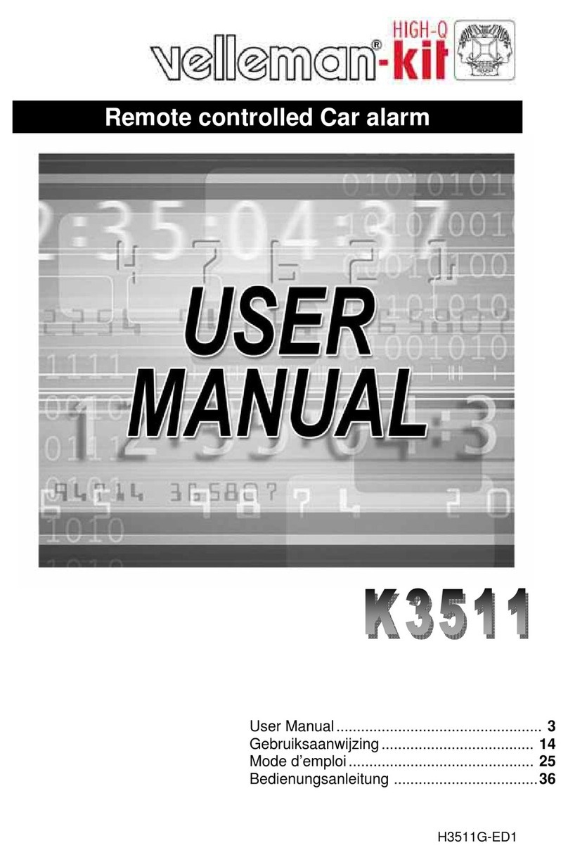 Velleman K3511 user manual