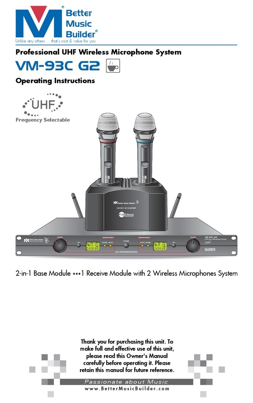 Better Music Builder VM-93C G2 operating instructions Better Music Builder VM-93C G2 operating instructions