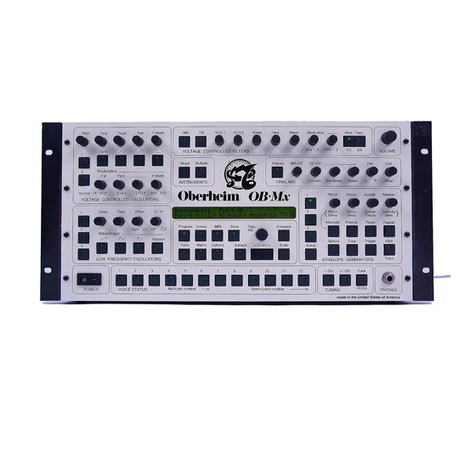Oberheim OB-Mx user guide