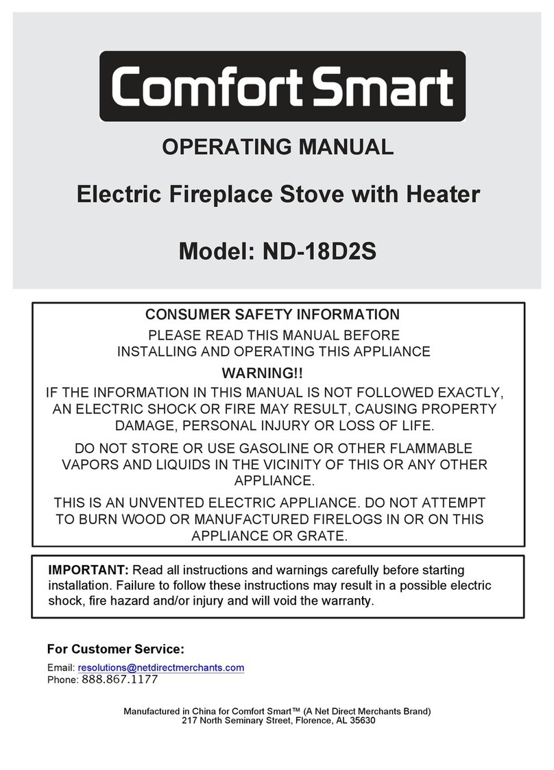 Comfort Smart ND-18D2S operating manual