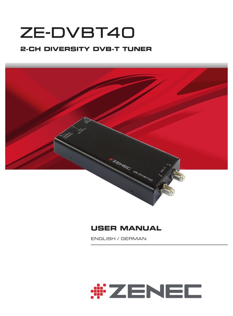 ZENEC ZE-DVBT40 user manual