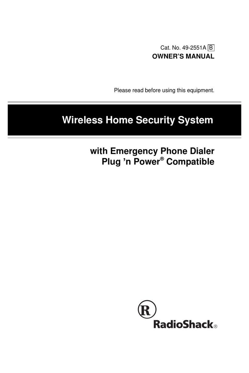 Radio Shack 49-2551A owner's manual