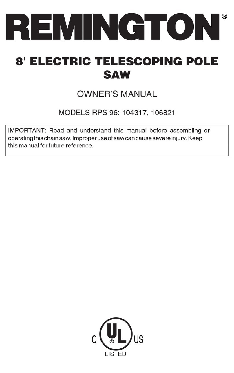 Remington RPS 96: 104317 owner's manual