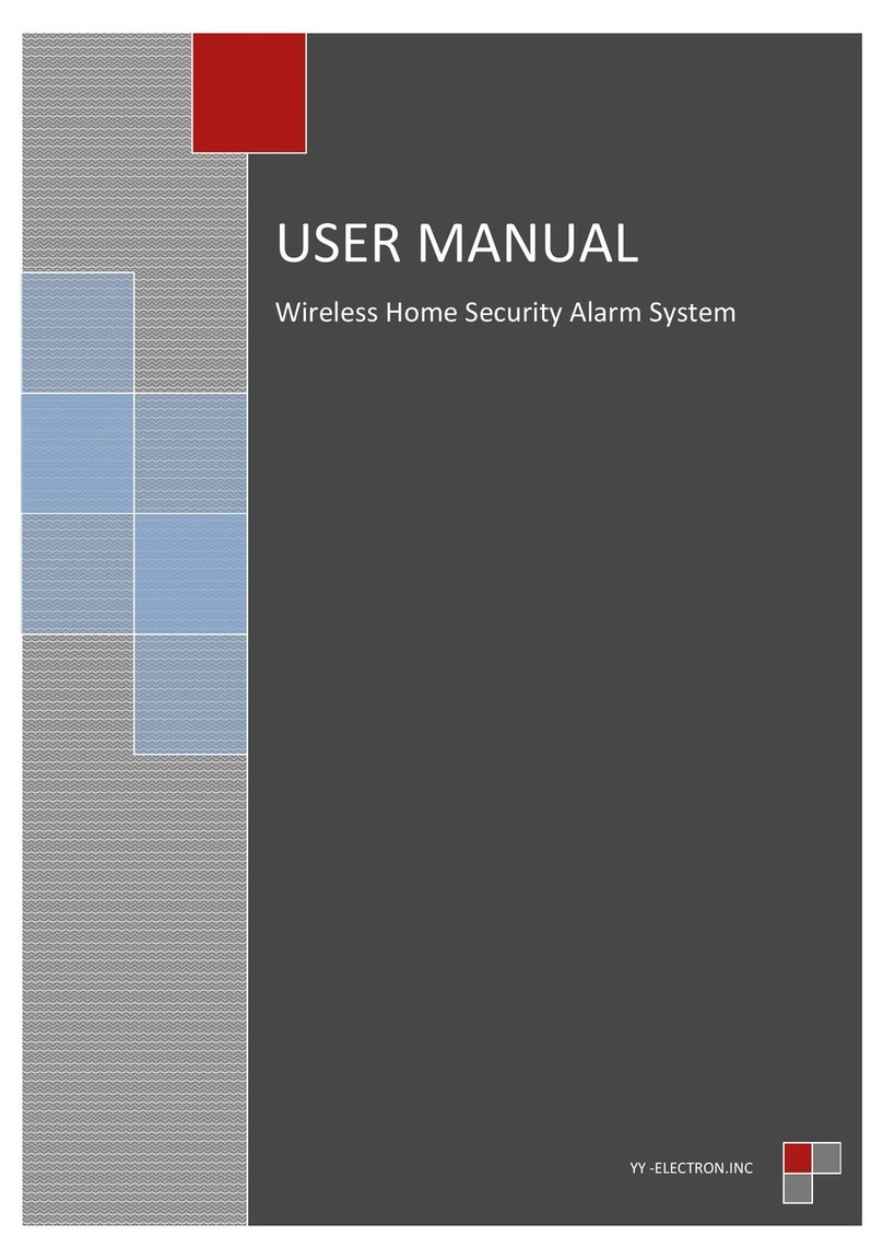 YY-Electron Wireless Home Security Alarm System user manual