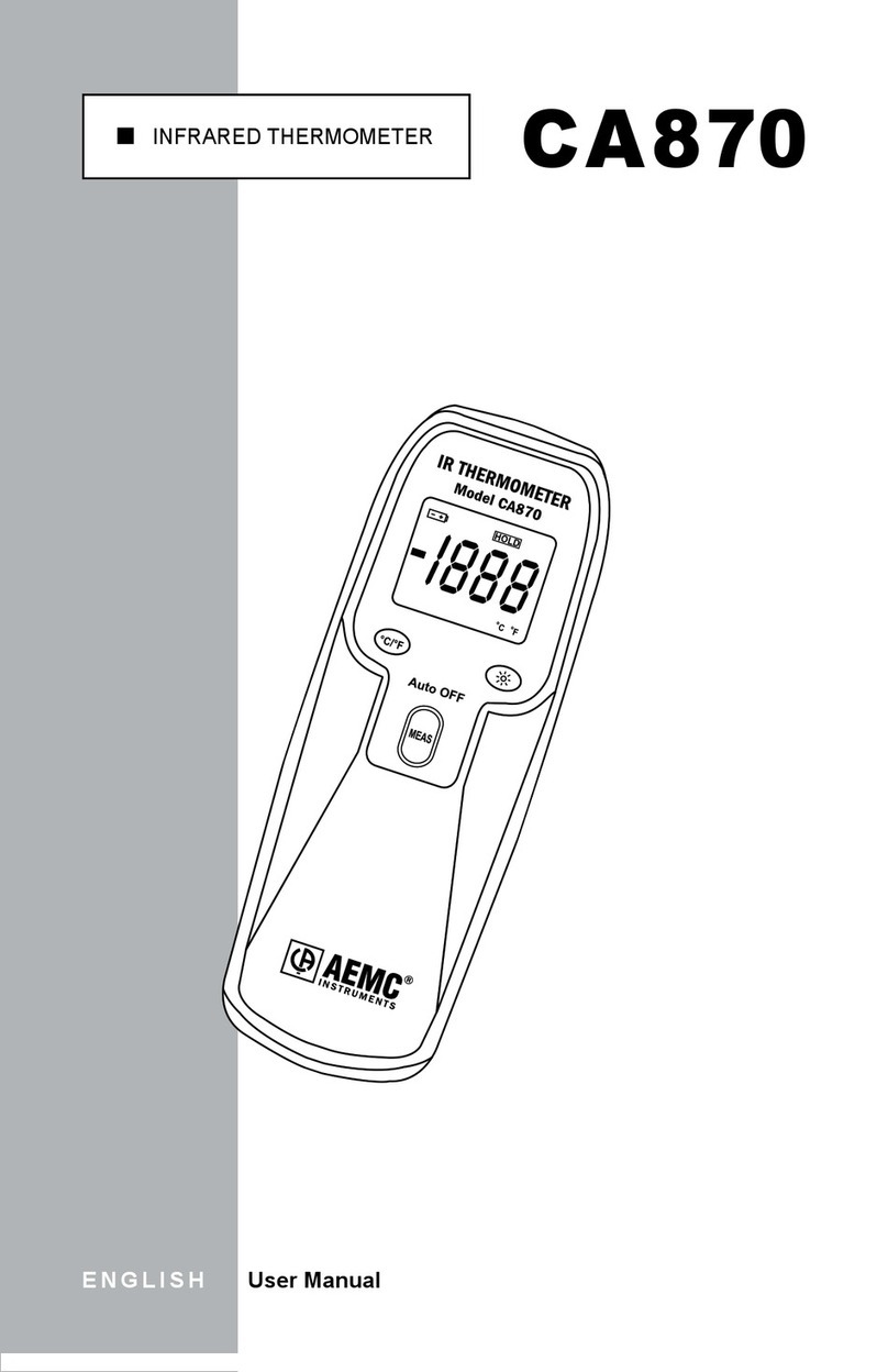 AEMC CA870 user manual