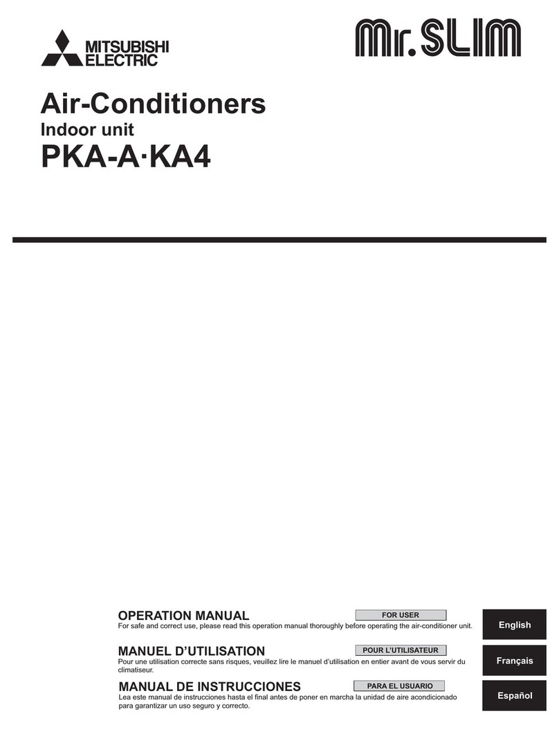 Mitsubishi Electric PKA-A KA4 User manual