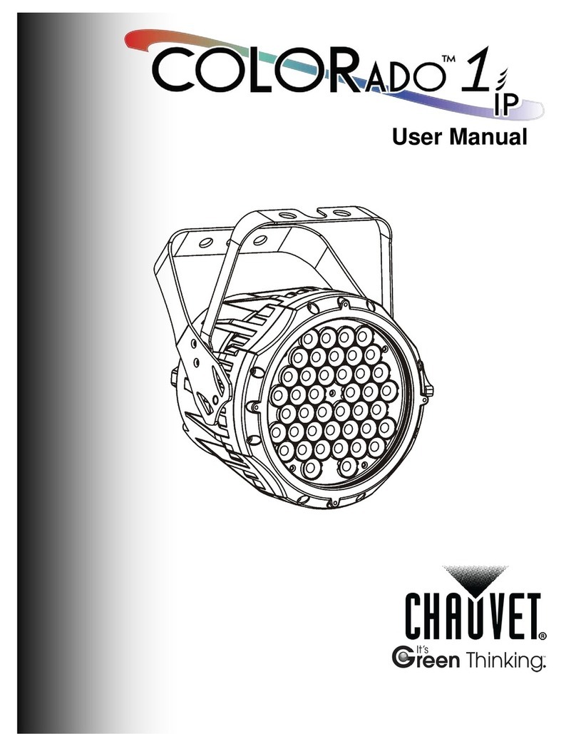 Chauvet COLORado 1 IP user manual Chauvet COLORado 1 IP user manual