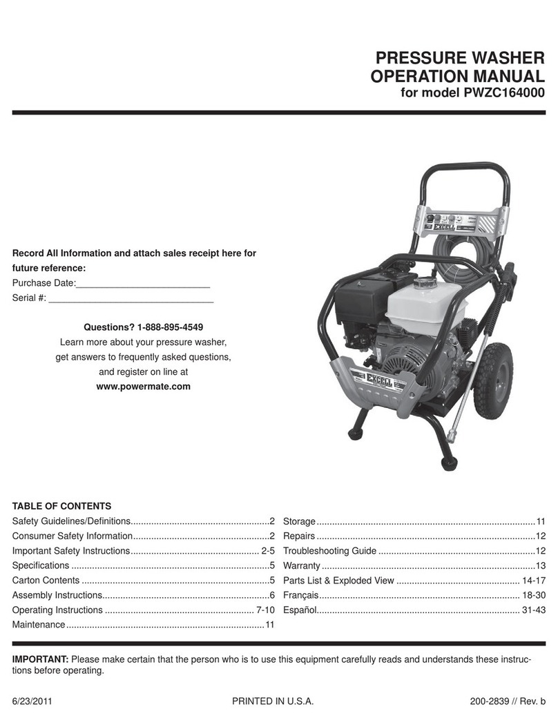 MAT Industries PWZC164000 owner's manual
