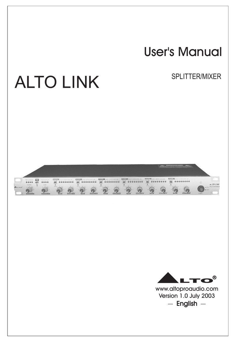 Alto ALTO LINK user manual
