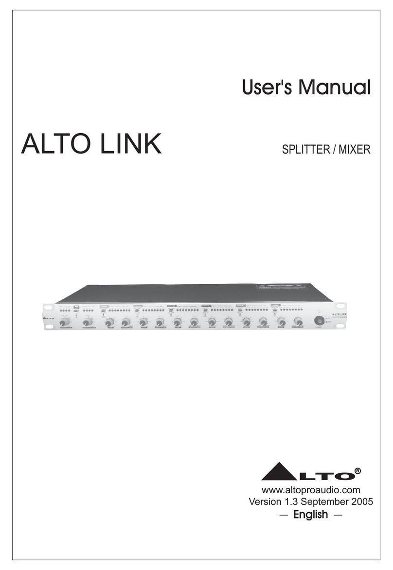 Alto ALTO LINK user manual