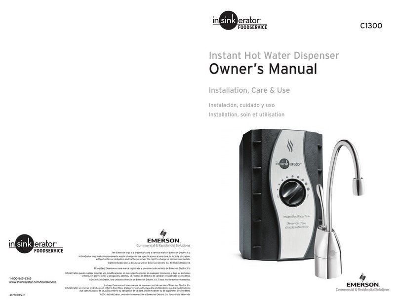 InSinkErator C1300 User manual