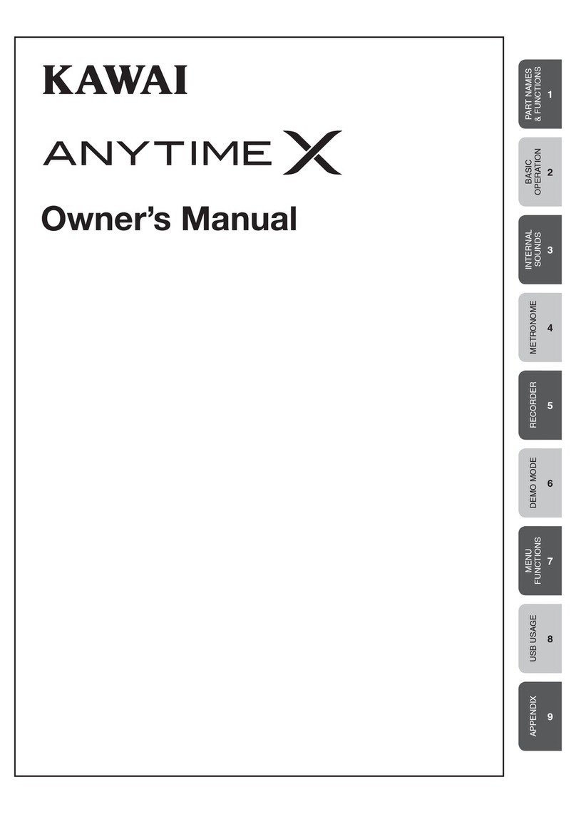 Kawai AnytimeX owner's manual