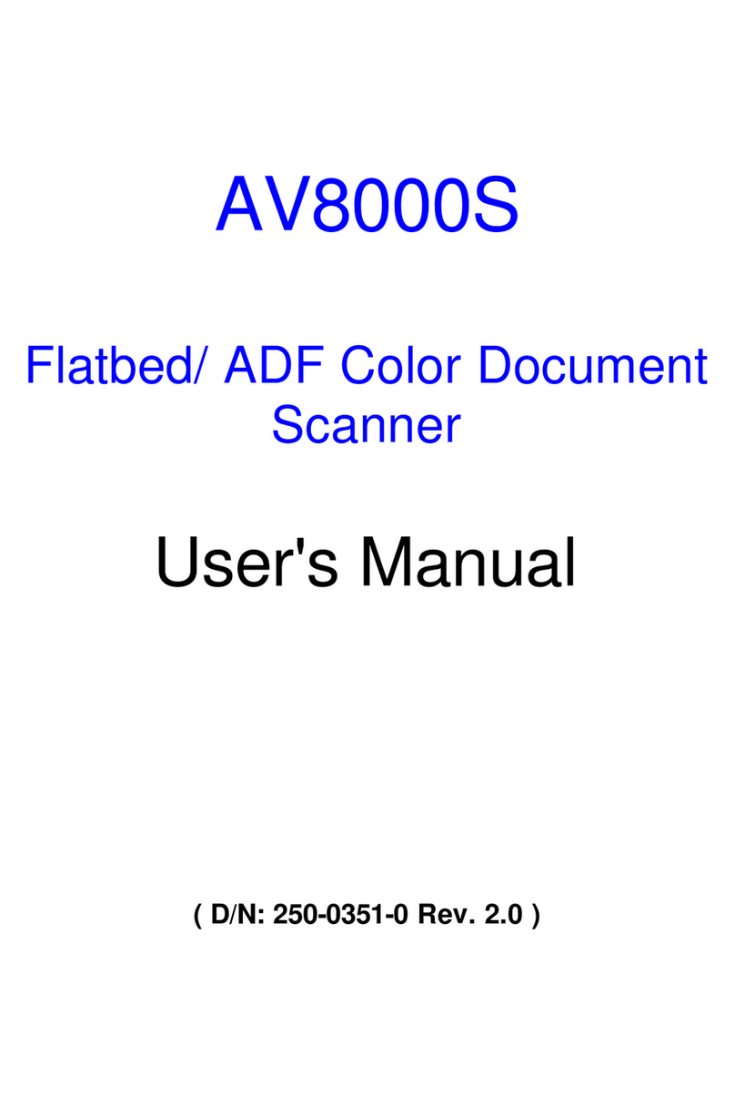 Avision AV8000S User manual
