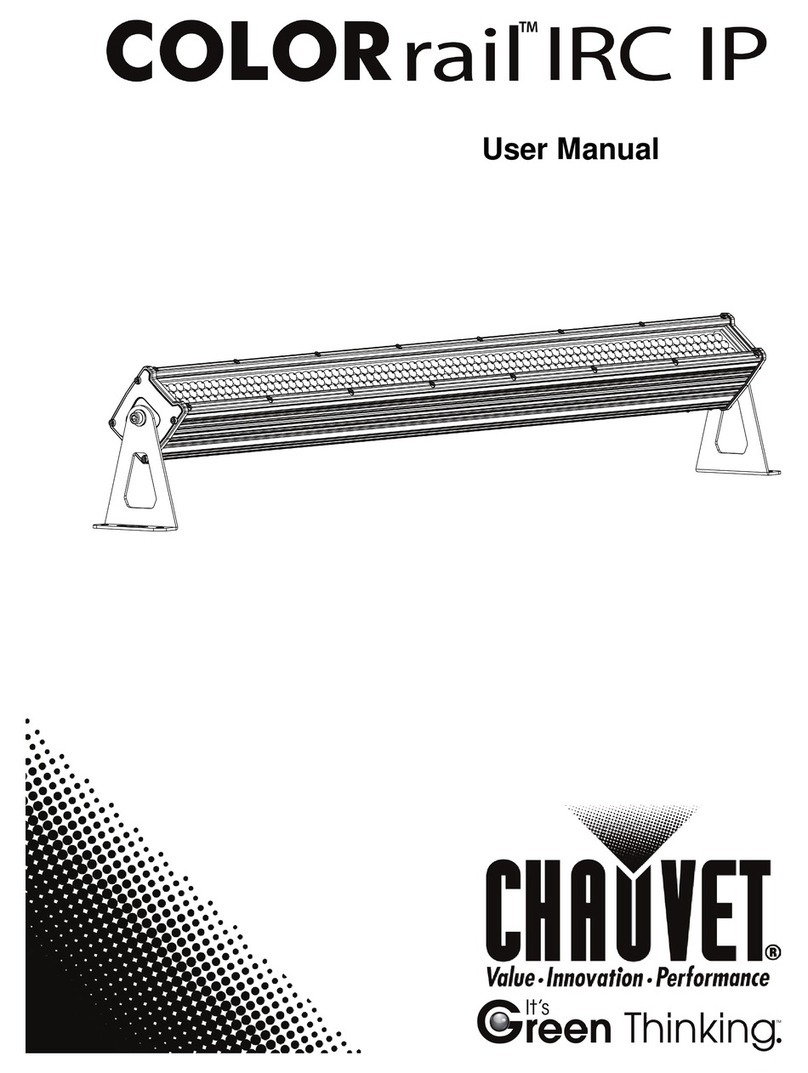 Chauvet COLORrail IRC IP User manual
